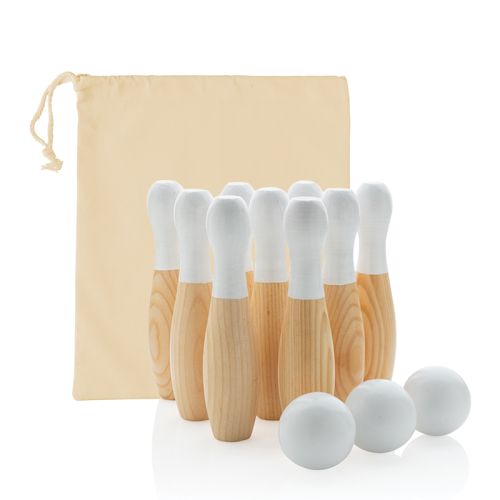 Wooden skittles set - Image 2